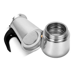 Cafeteira Italiana 6 Xícaras Aço Inox