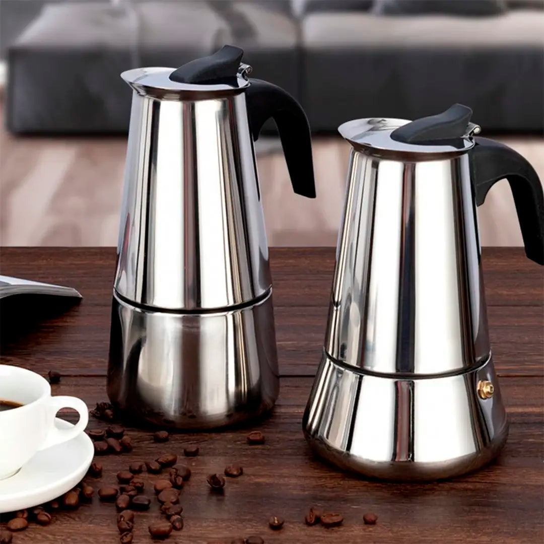 Cafeteira Italiana 6 Xícaras Aço Inox