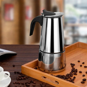 Cafeteira Italiana 6 Xícaras Aço Inox