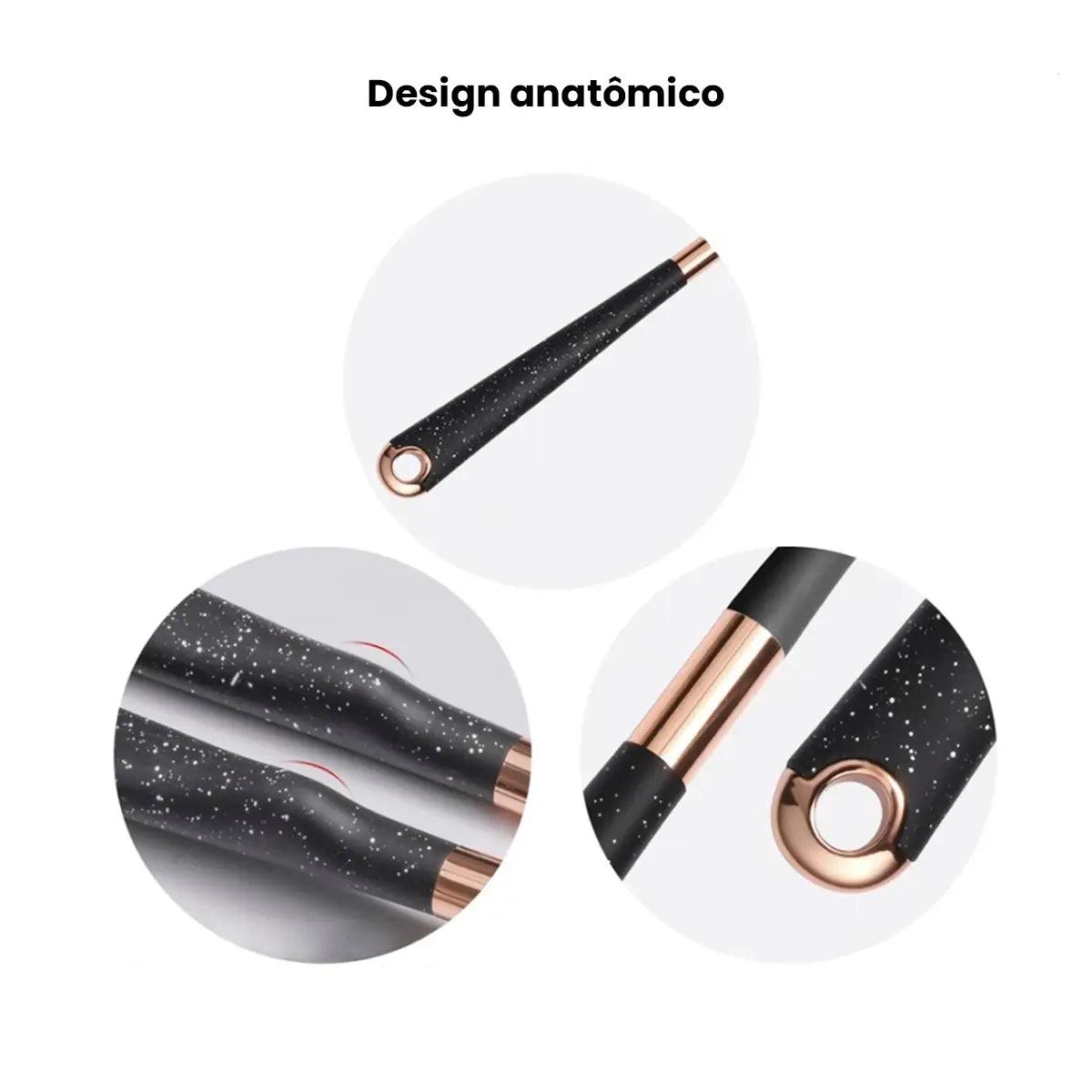 Kit Utensílios de Silicone para Cozinha 6 ou 10 Peças Rose Gold