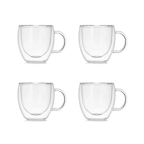 Jogo de Xícaras para Café Parede Dupla