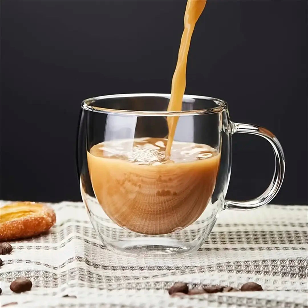 Jogo de Xícaras para Café Parede Dupla