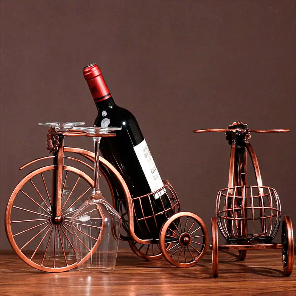 Suporte para Garrafa de Vinho Decorativo3