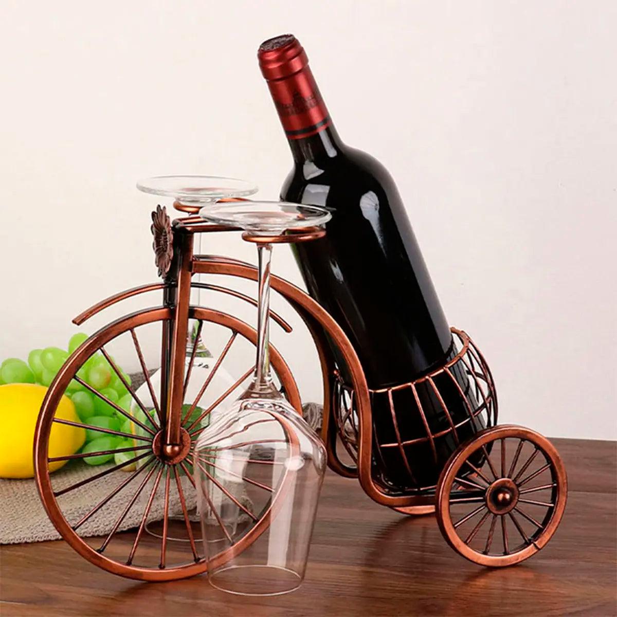 Suporte para Garrafa de Vinho Decorativo5